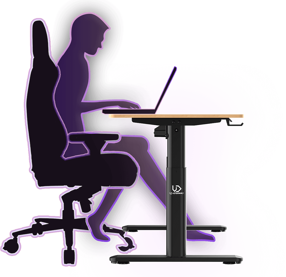 Veľkorysý priestor pod stolom